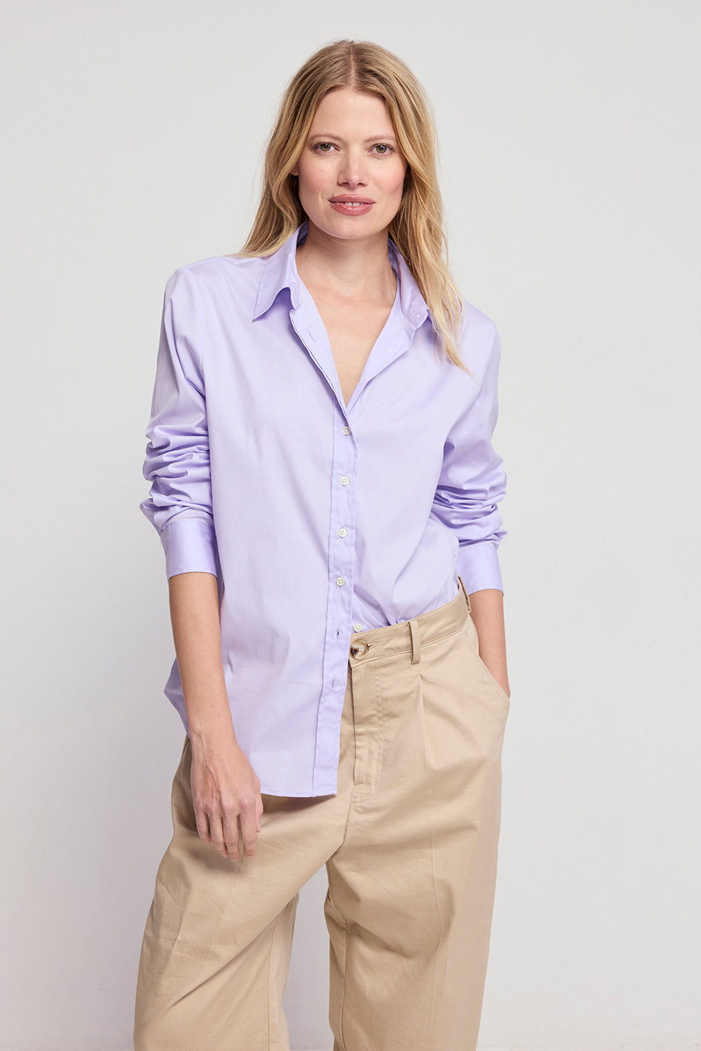 The Boyfriend Shirt Lavender / L The Boyfriend Shirt Lavender / L
