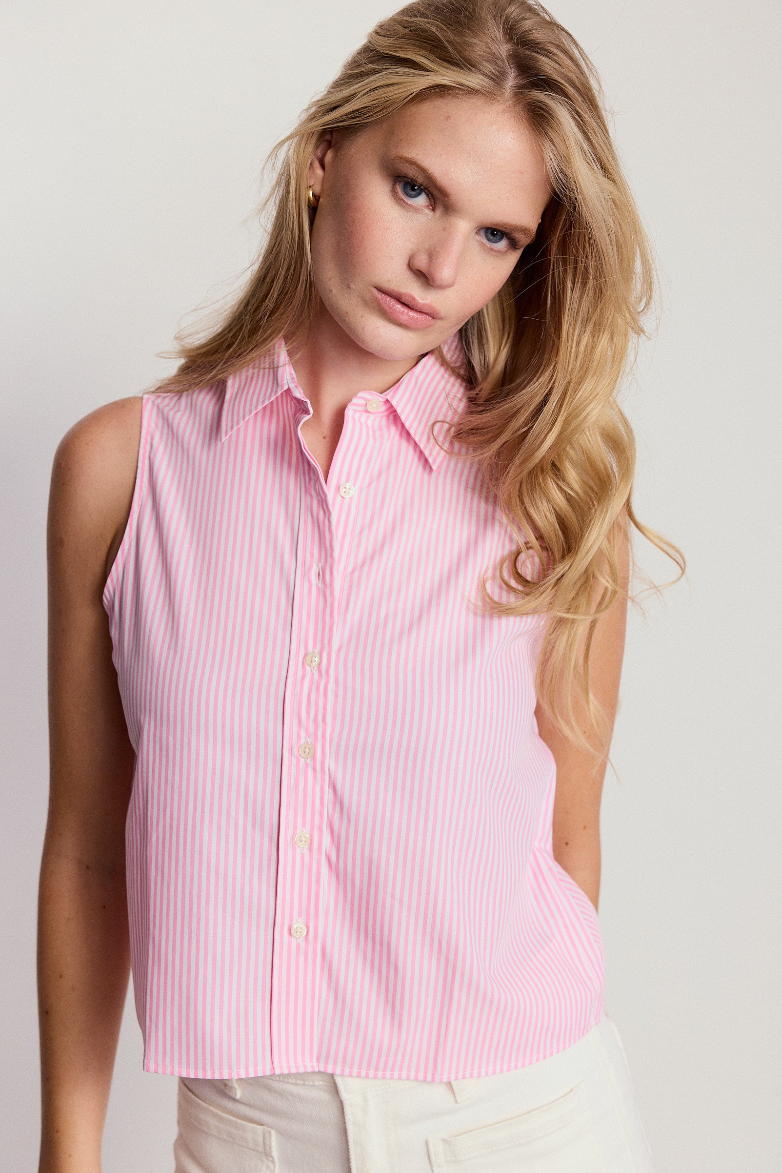 GEOFFREY B.SMALL／sleeveless shirt(stripe GEOFFREY B.SMALL／sleeveless shirt(stripe GEOFFREY B.SMALL