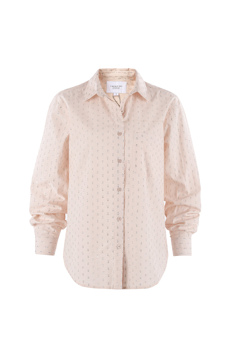 The Pia Shirt Champagne Lurex / XS The Pia Shirt Champagne Lurex / XS