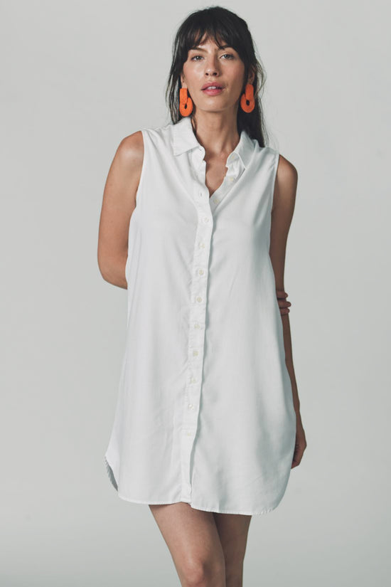 The Sleeveless Shirt Dress