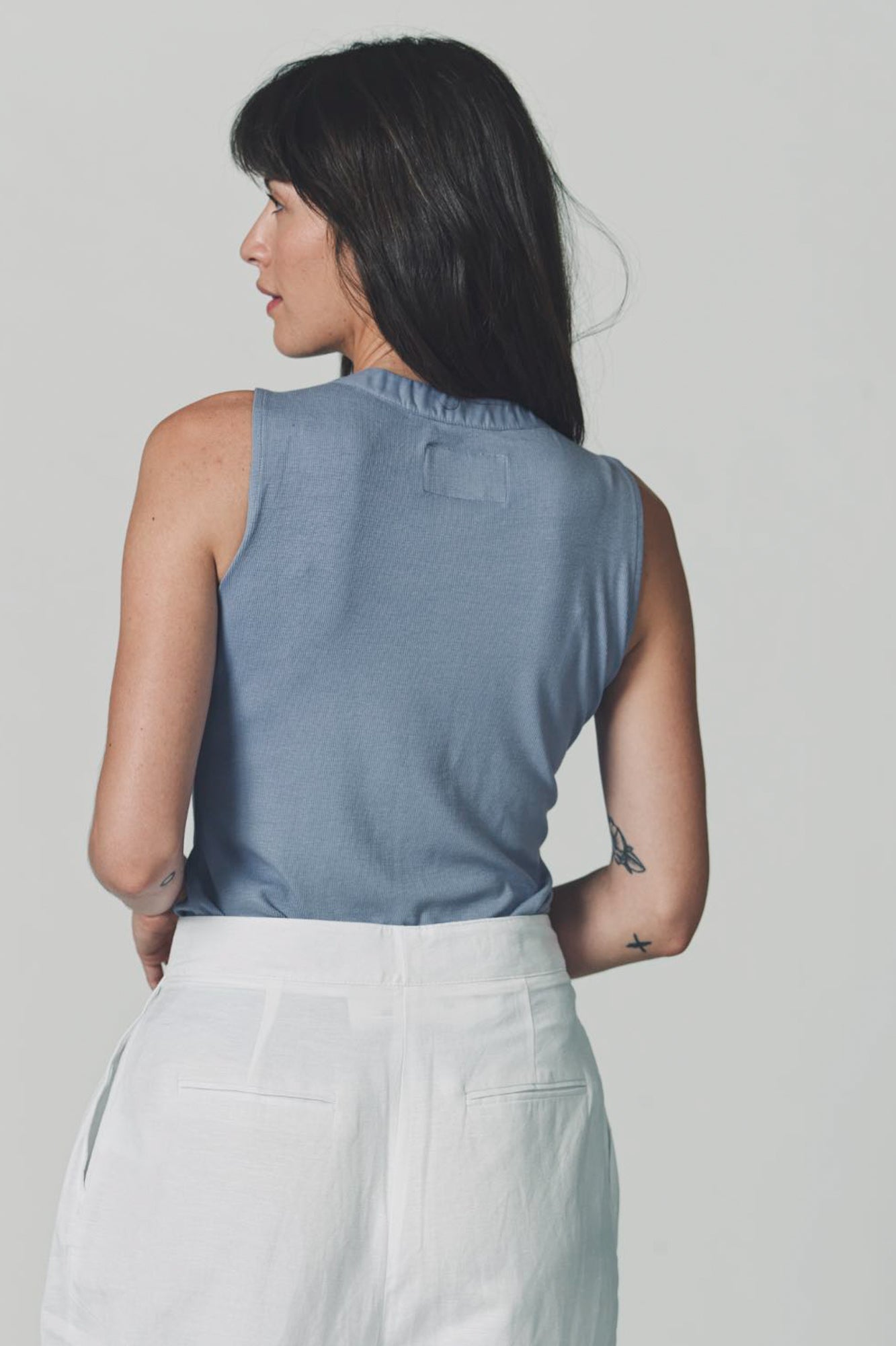 The Sleeveless Brett Shirt