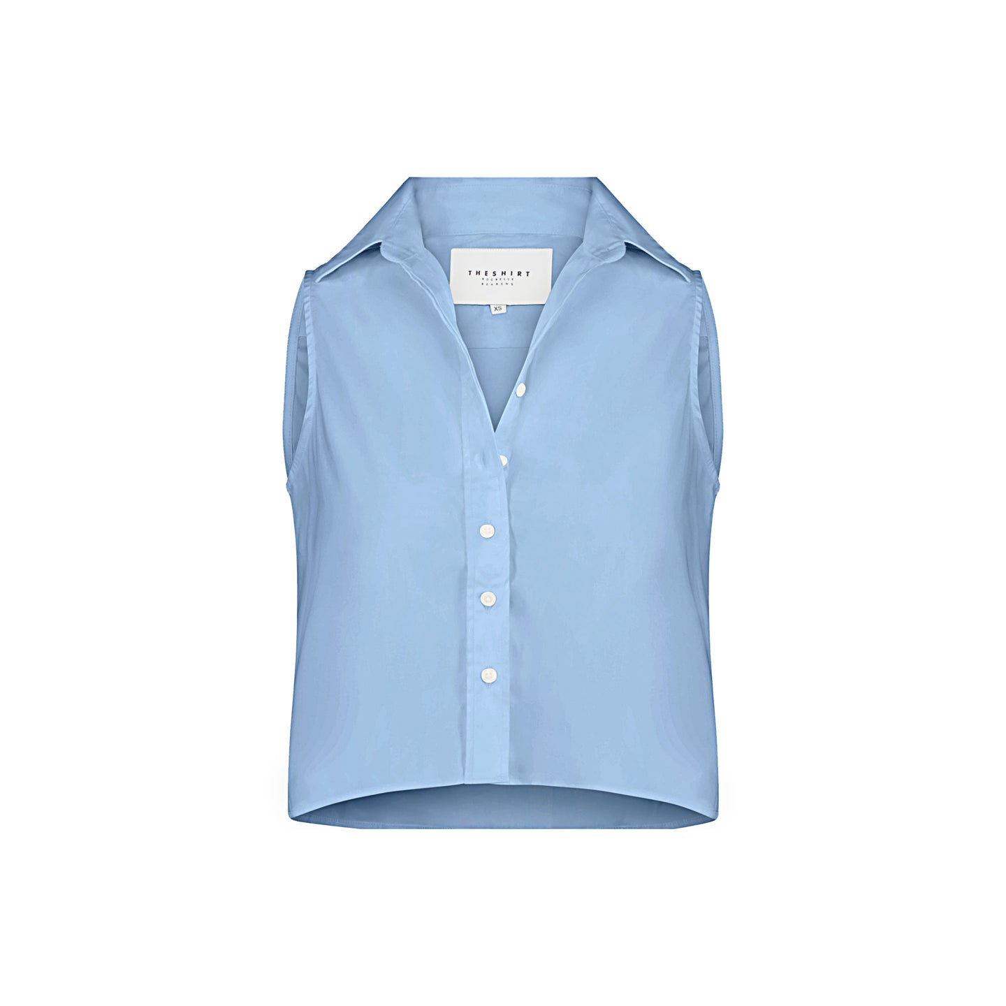 The Boxy Cropped Sleeveless Shirt