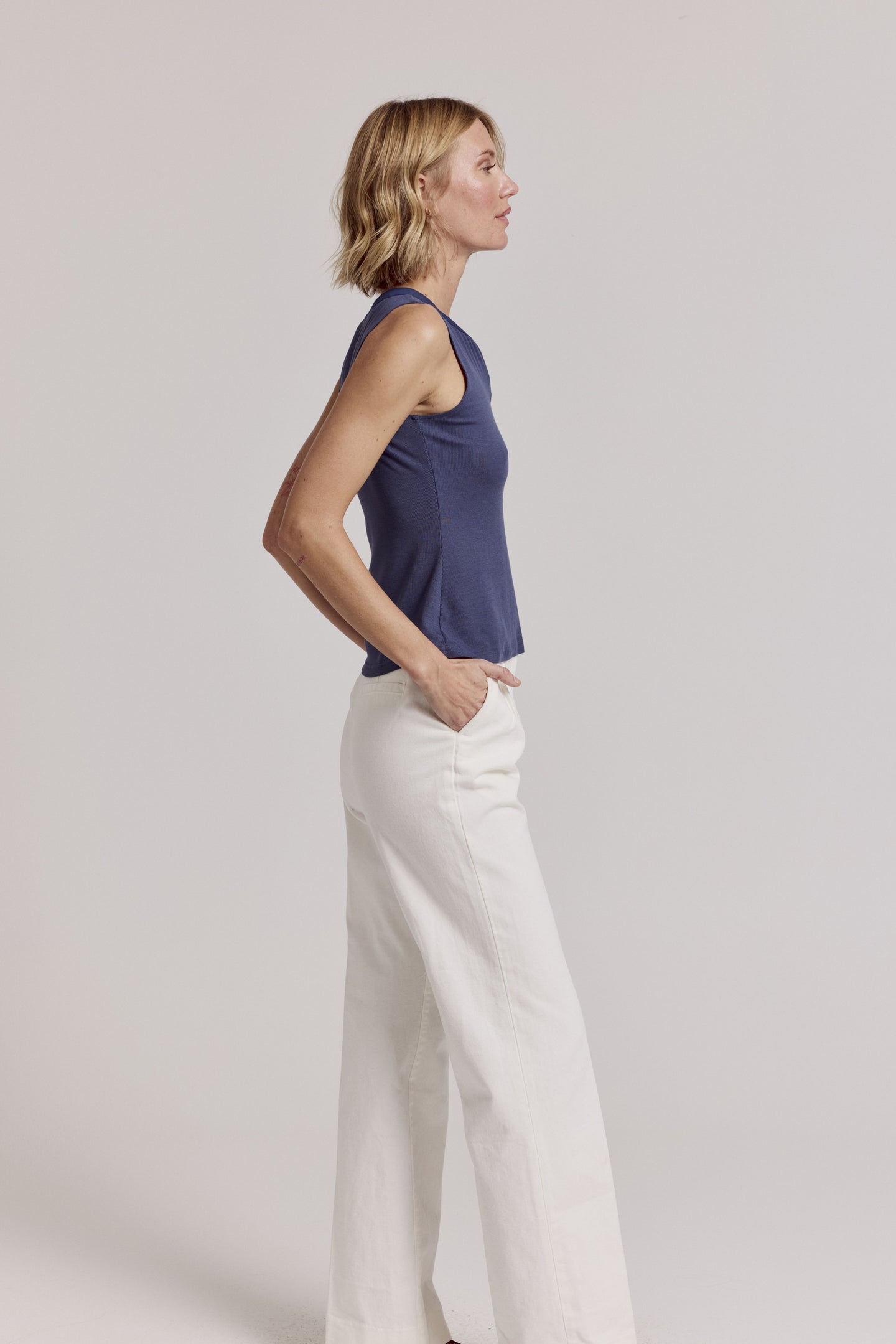 The Sleeveless Brett Shirt