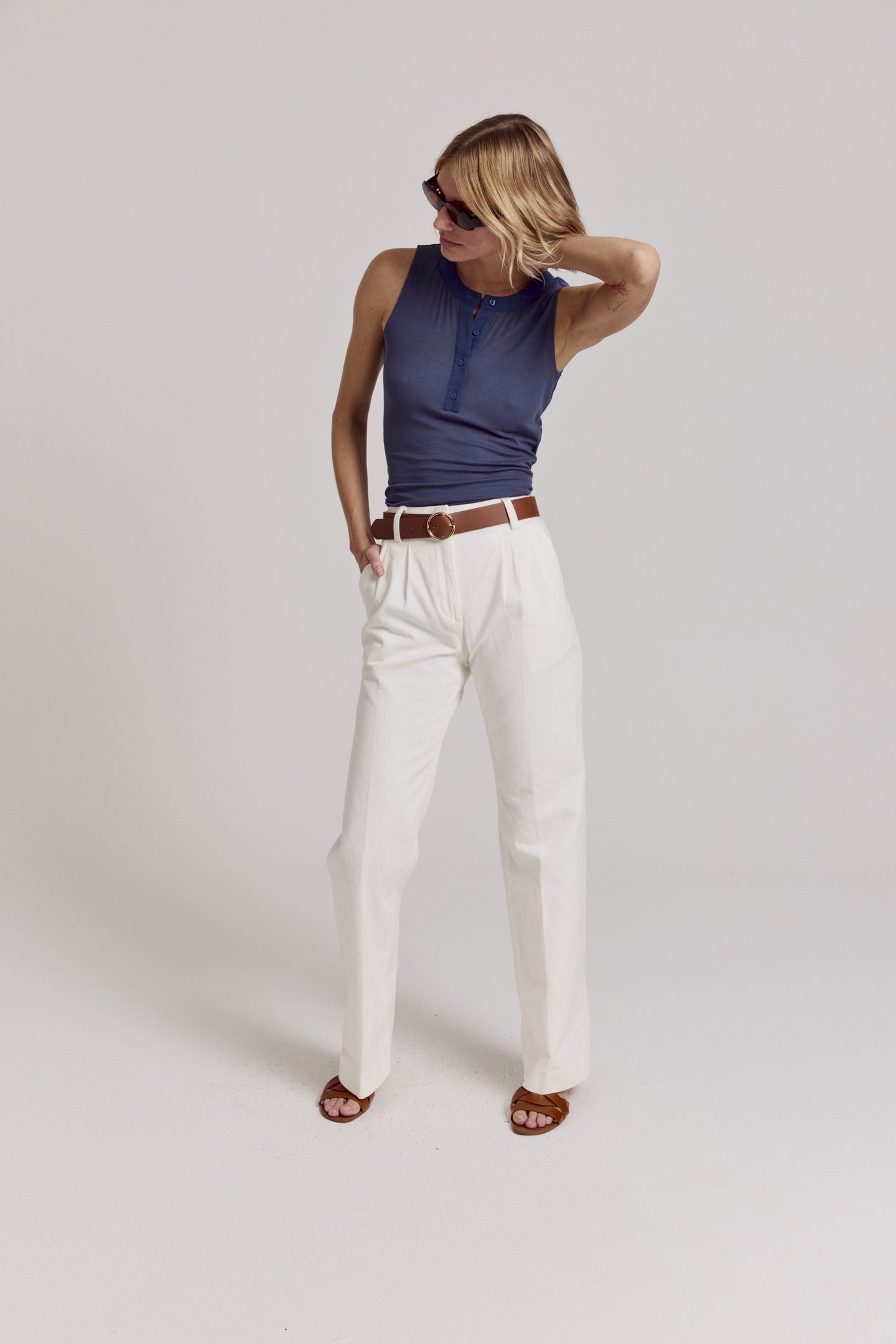 The Sleeveless Brett Shirt