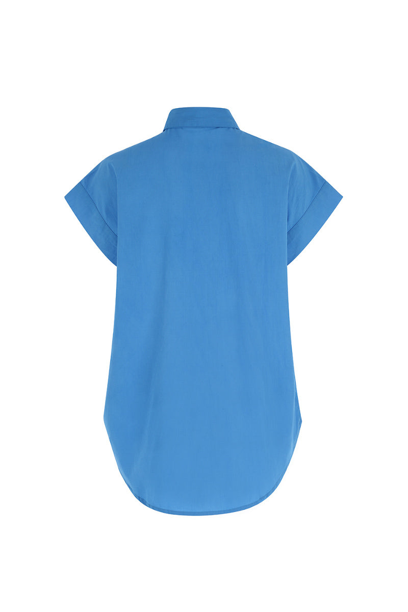 The Short Sleeve Boyfriend Shirt in Cotton