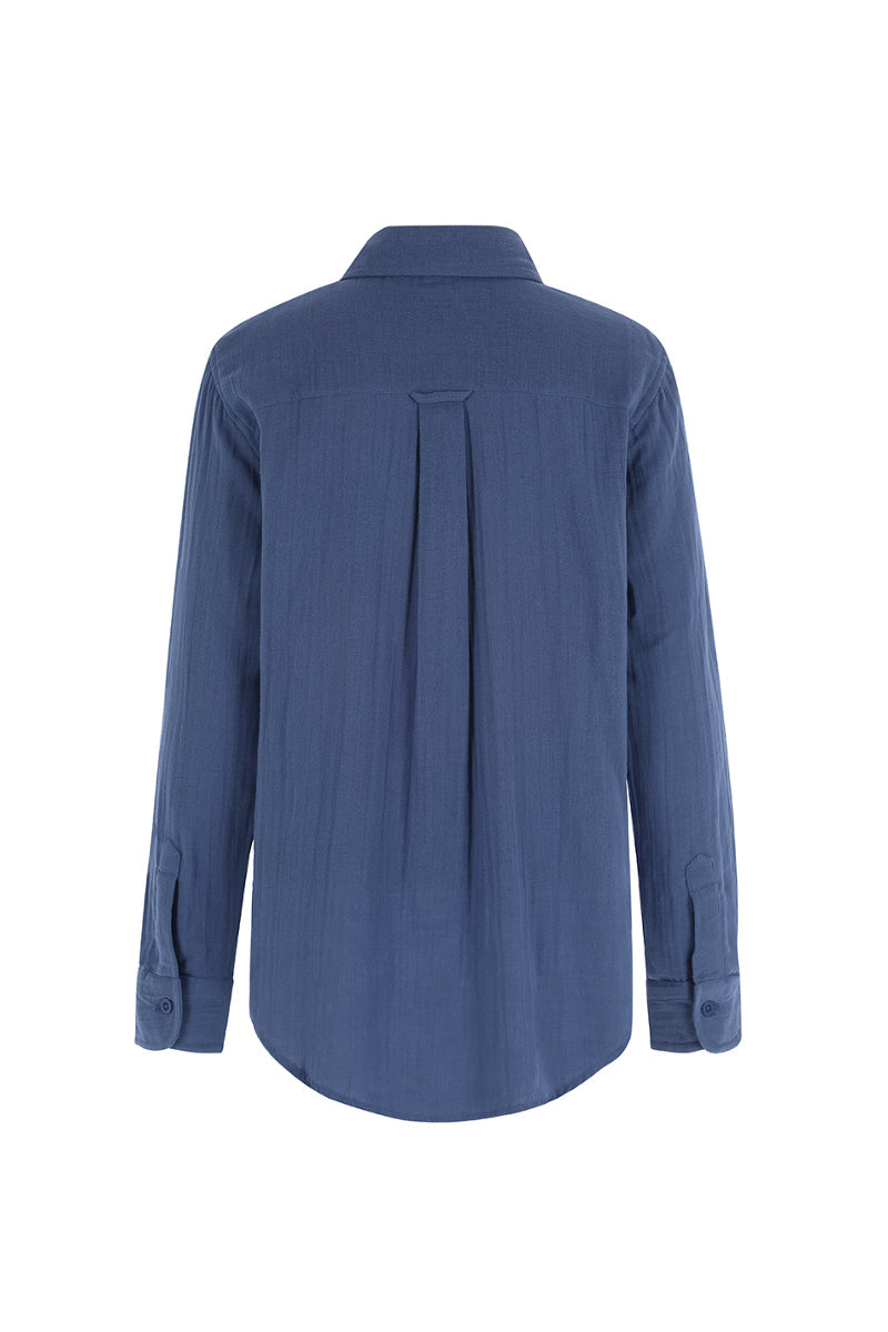 The Super Relaxed Boyfriend Shirt in Gauze