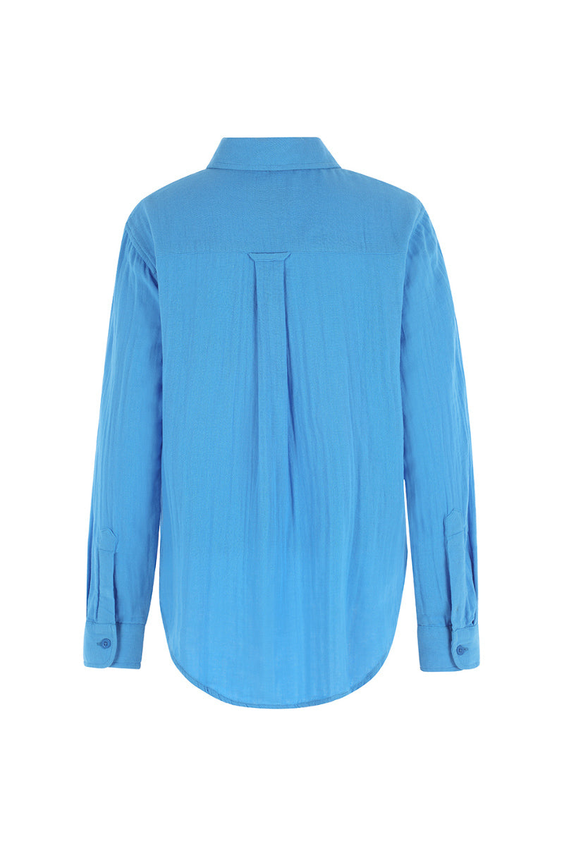 The Super Relaxed Boyfriend Shirt in Gauze