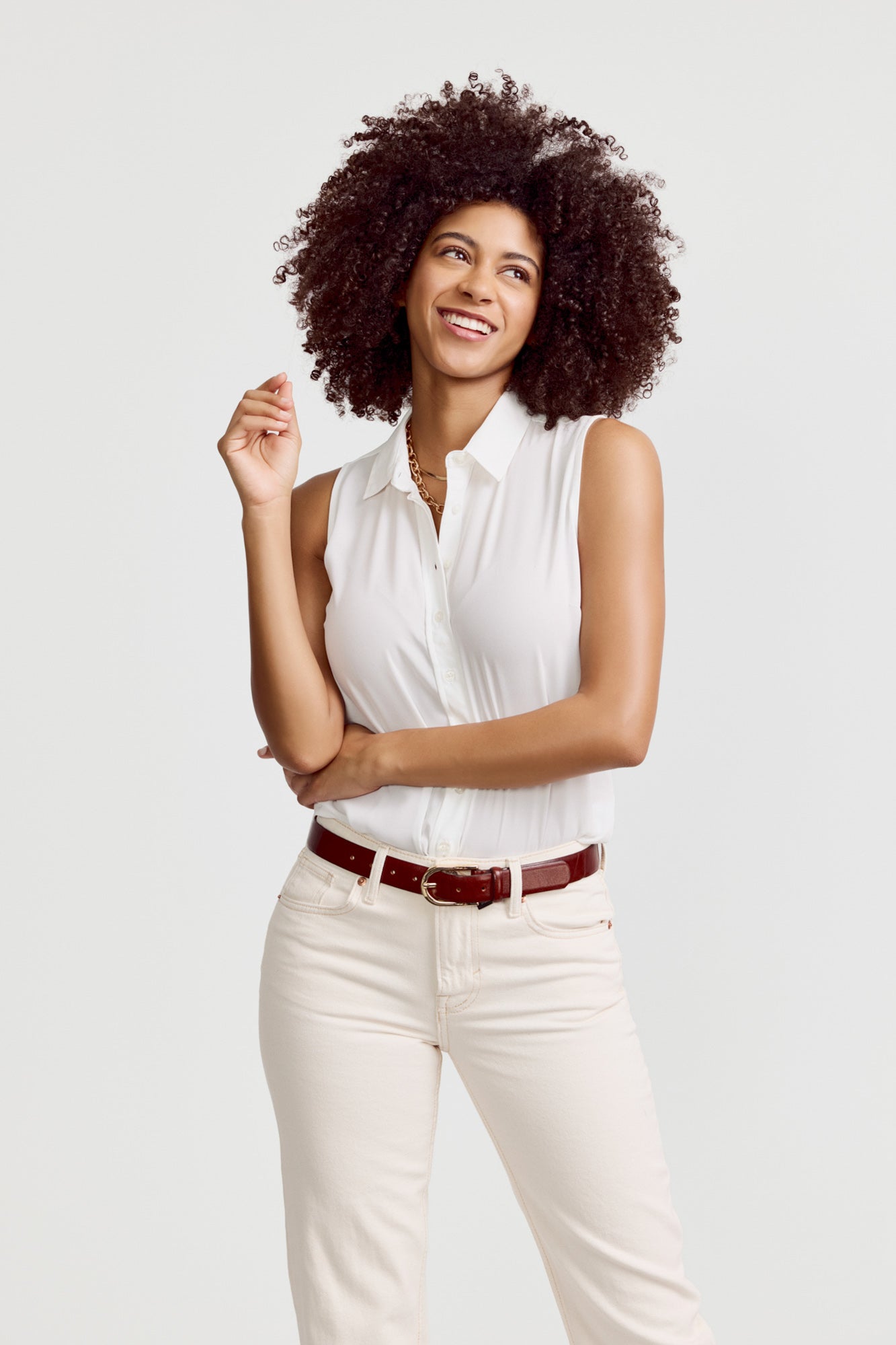 The Signature Sleeveless Shirt