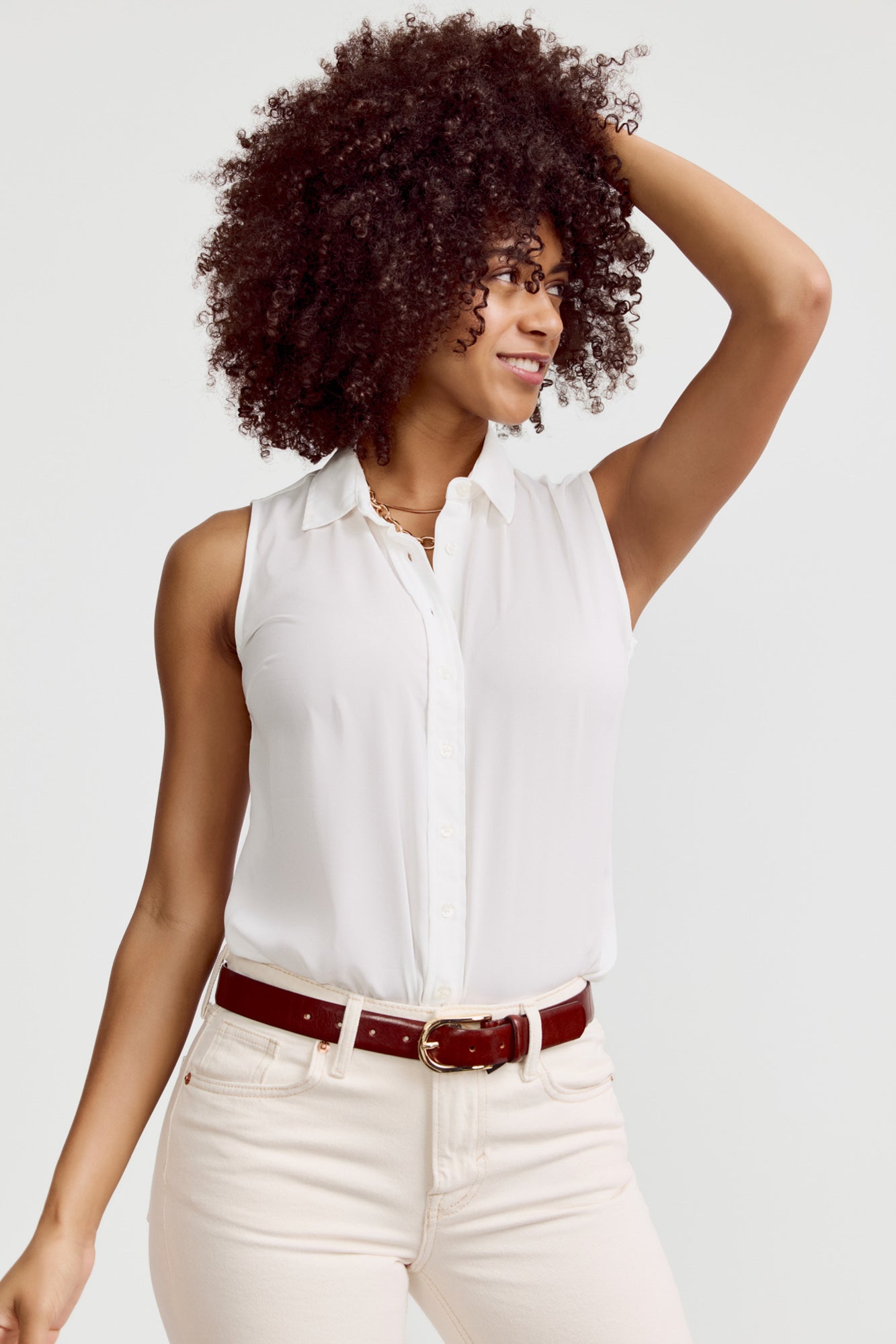 The Signature Sleeveless Shirt