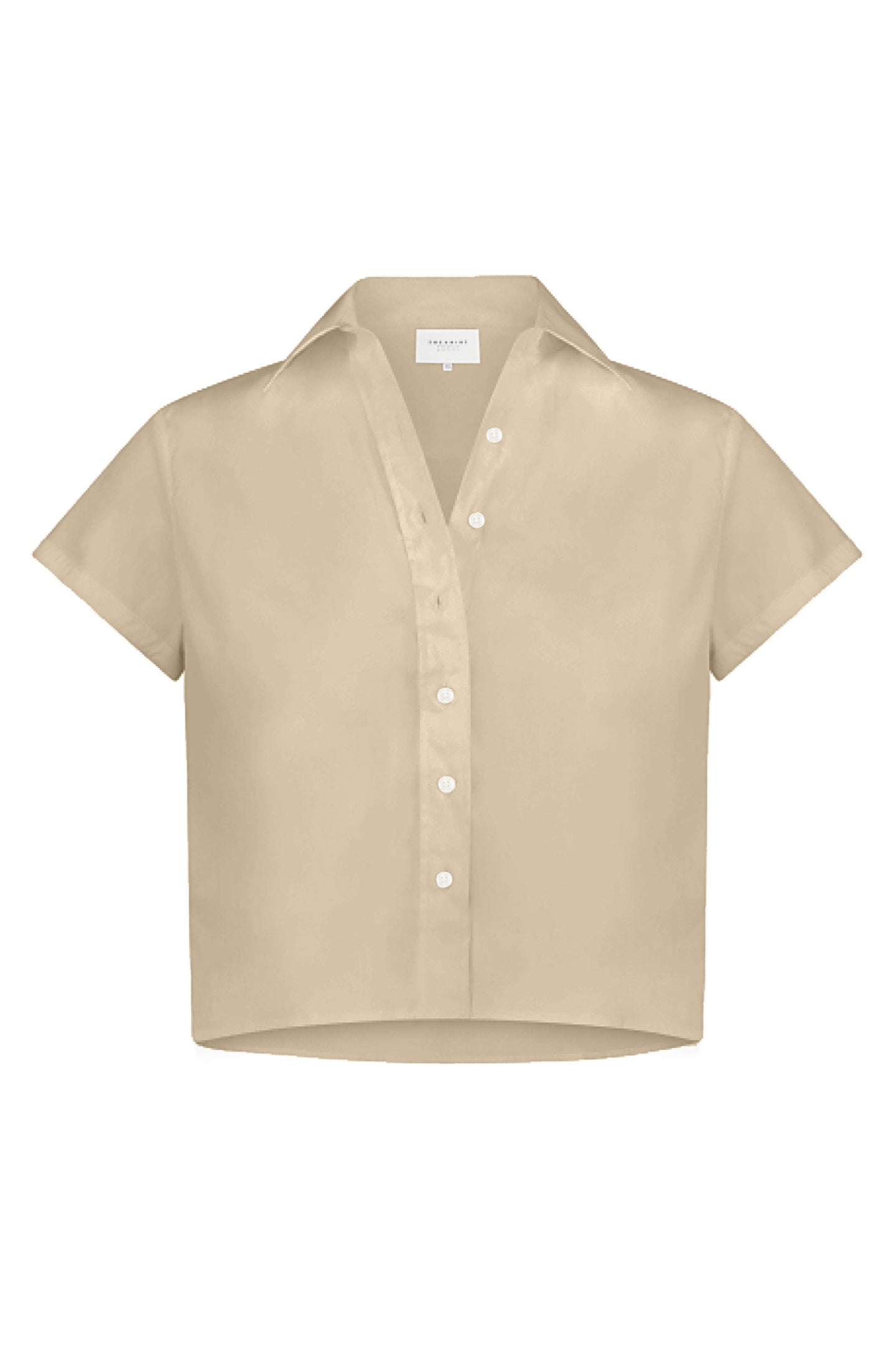 The Boxy Short Sleeve Cropped Shirt