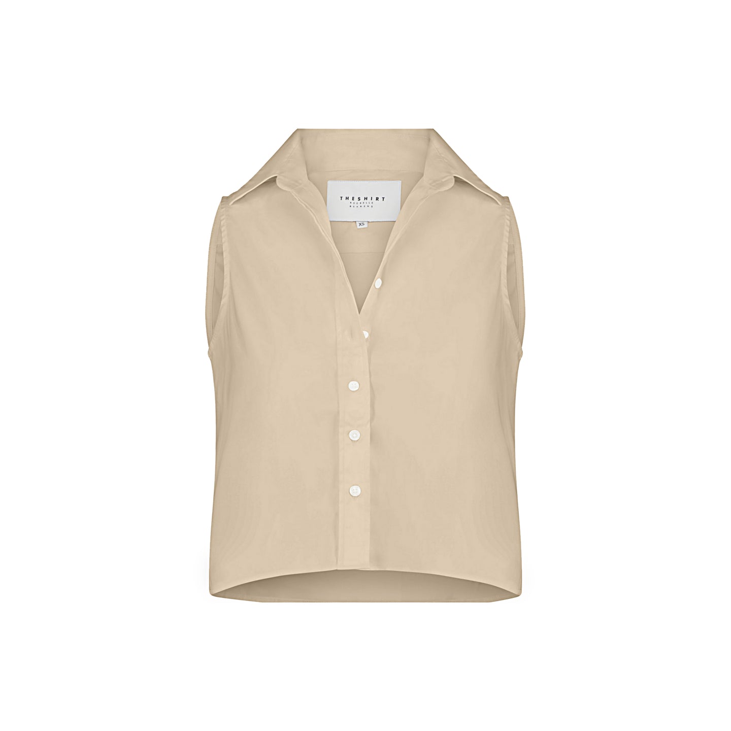 The Boxy Cropped Sleeveless Shirt