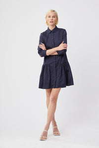 The Long Sleeve Drop Waist Shirt Dress