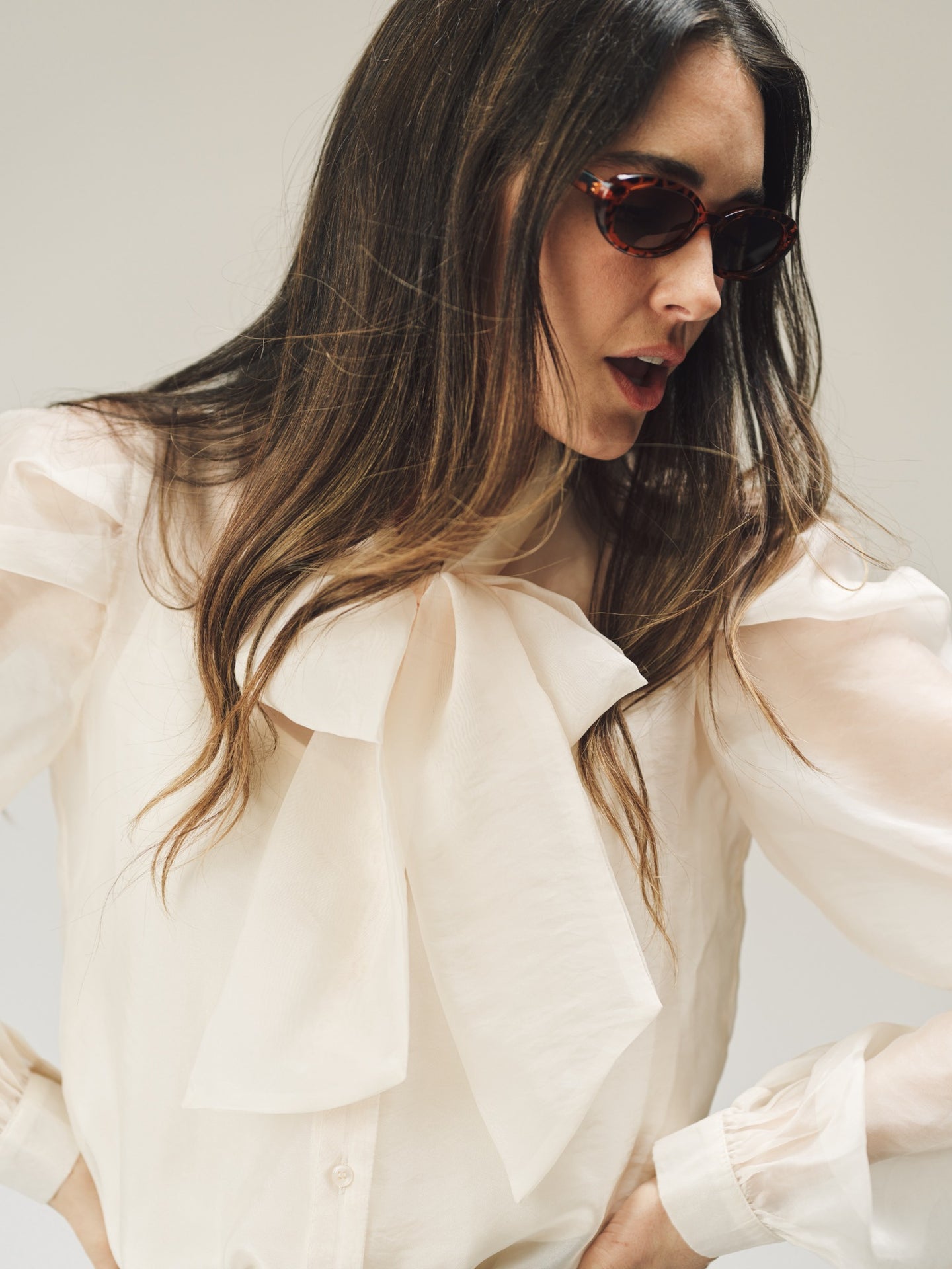 The Long Sleeve French Bow Shirt