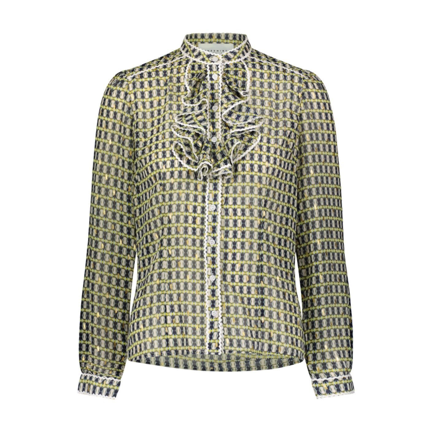 The Ruffled Front Shirt