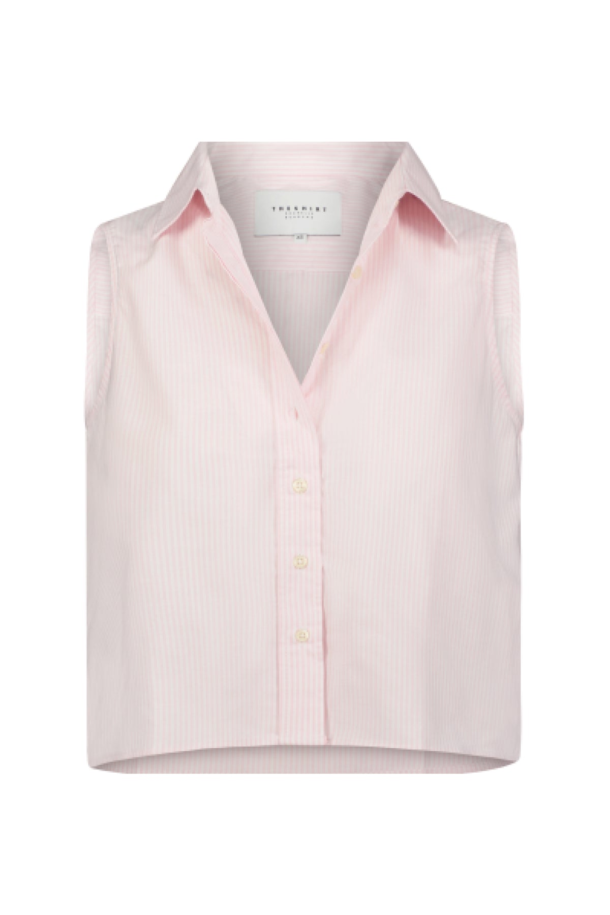 The Boxy Cropped Sleeveless Shirt