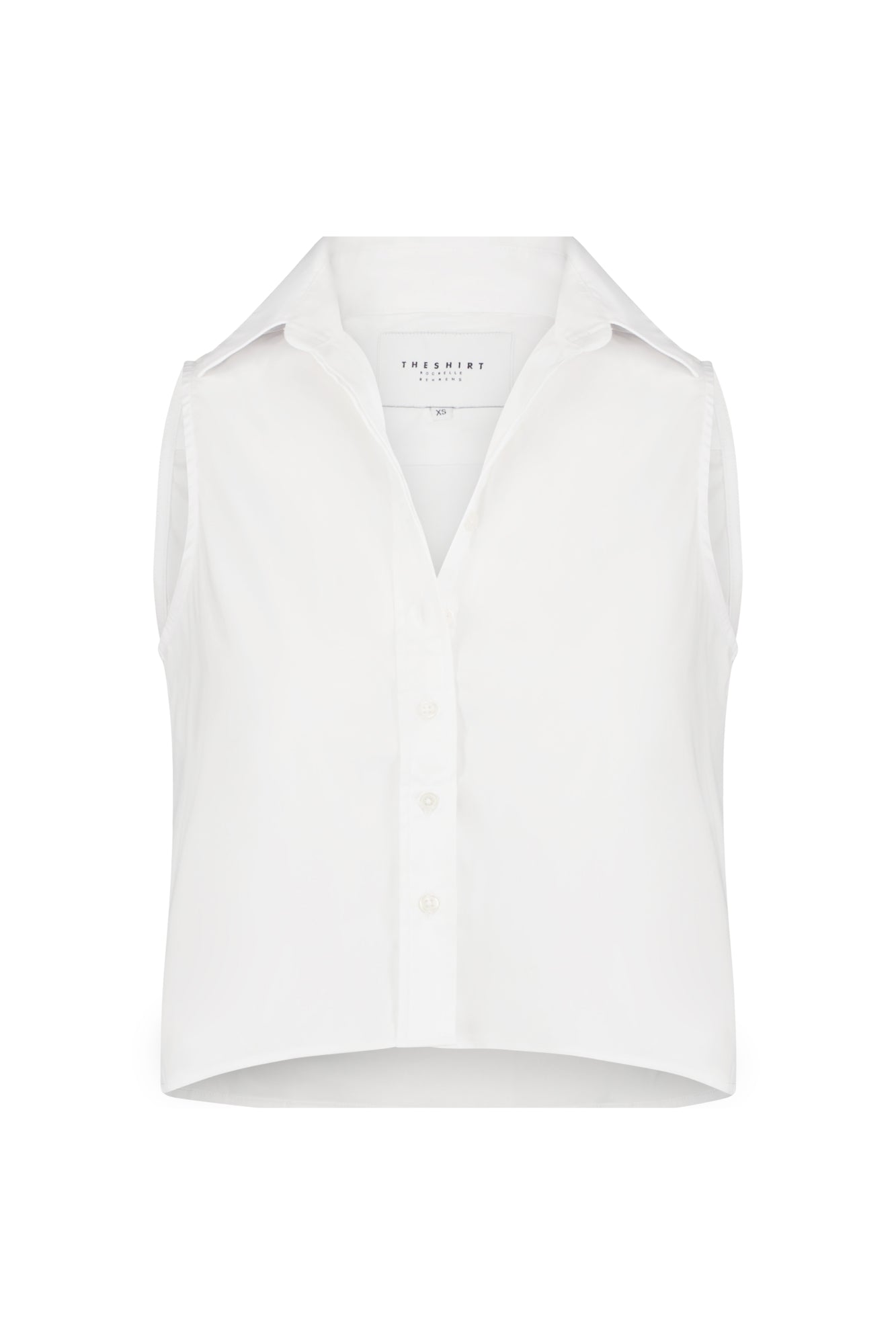 The Boxy Cropped Sleeveless Shirt