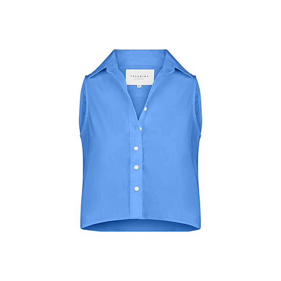 The Boxy Cropped Sleeveless Shirt