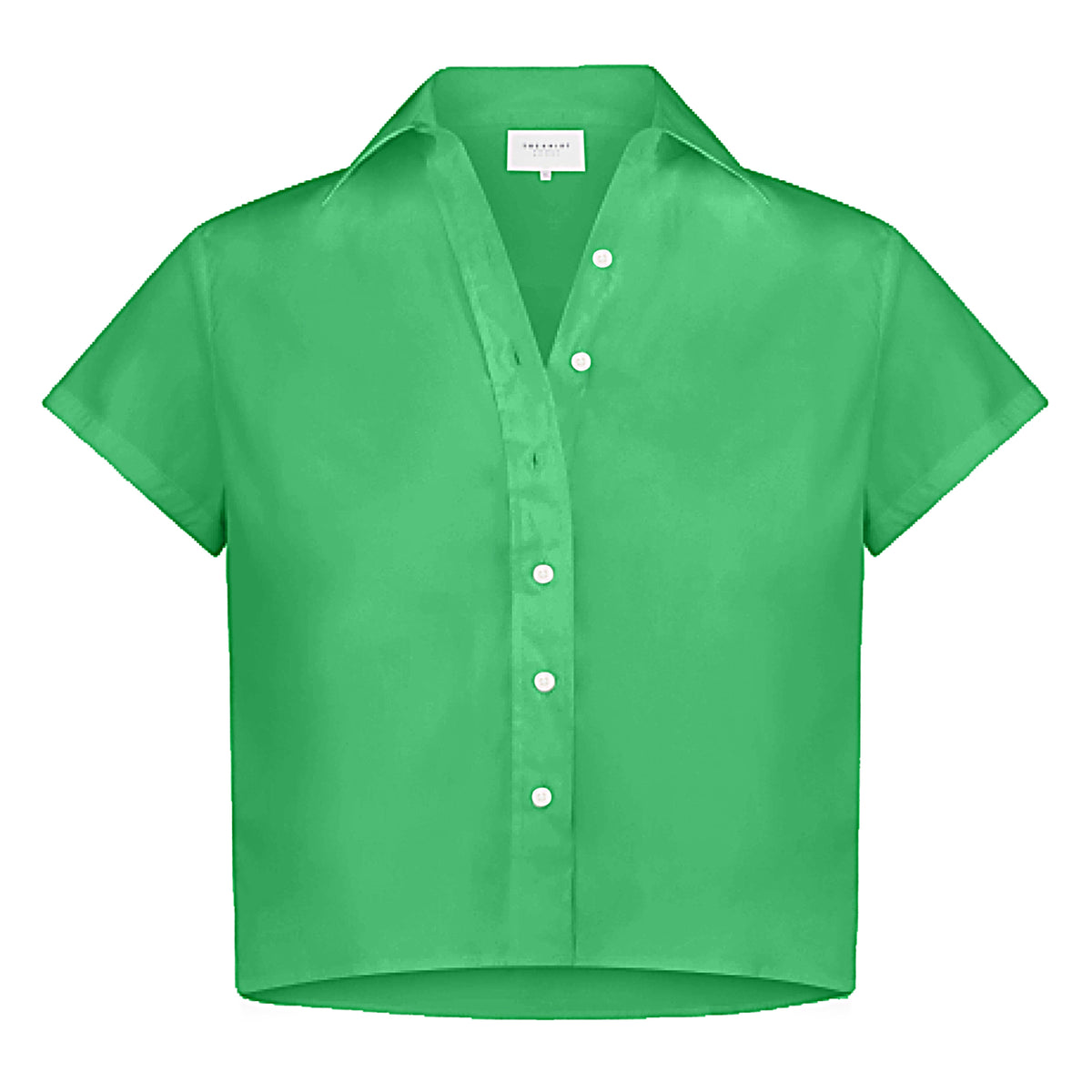 The Boxy Short Sleeve Cropped Shirt