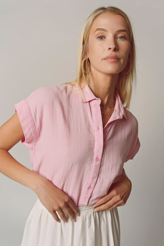 The Short Sleeve Boyfriend Shirt