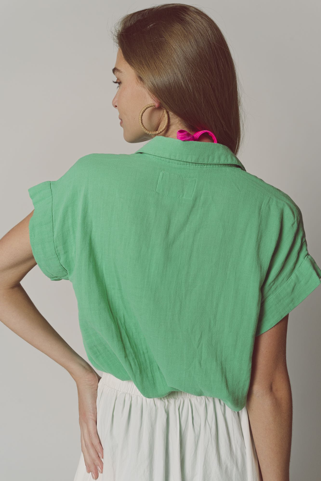 The Short Sleeve Boyfriend Shirt