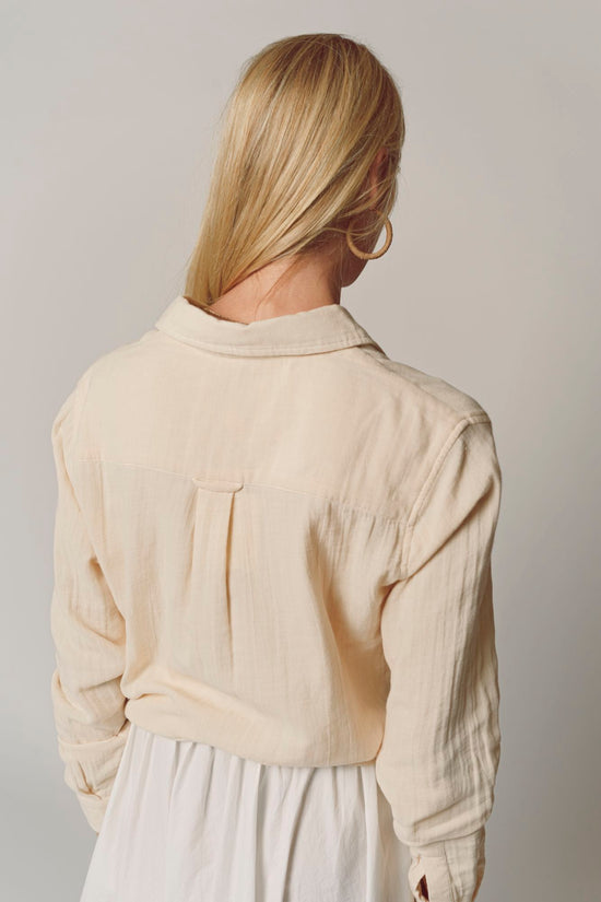 The Super Relaxed Boyfriend Shirt in Gauze
