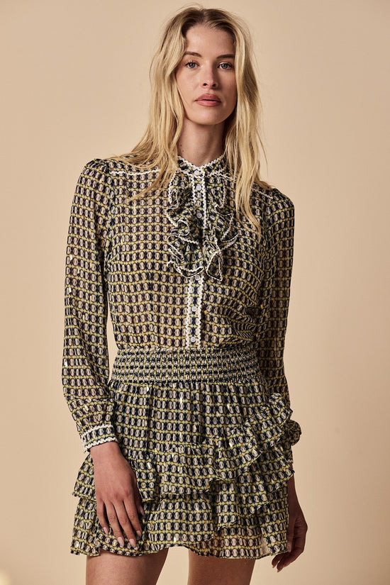 The Ruffled Front Shirt