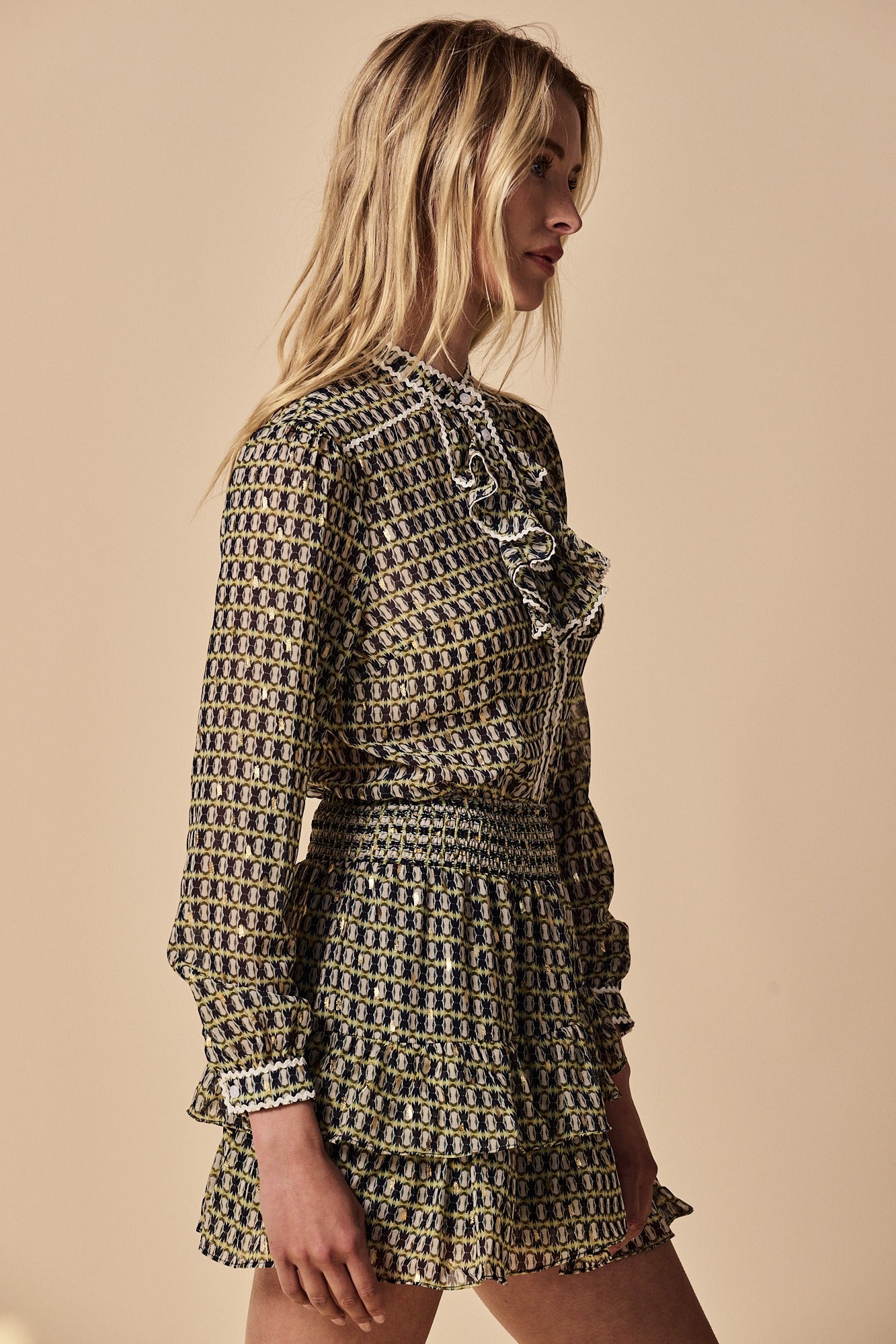 The Ruffled Front Shirt