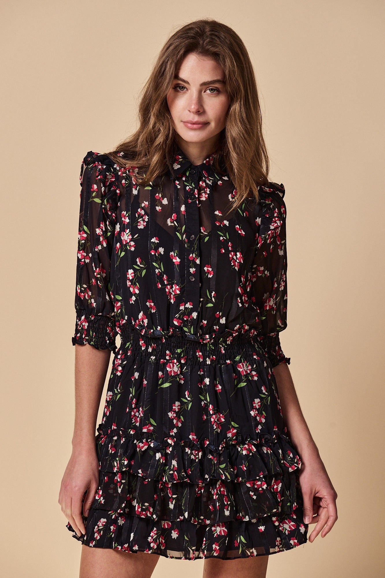 The Ruffled Tiered Minidress