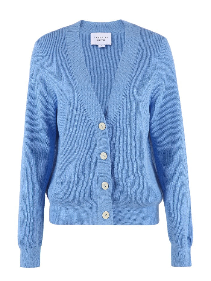 The V-Neck Cotton Cashmere Sweater
