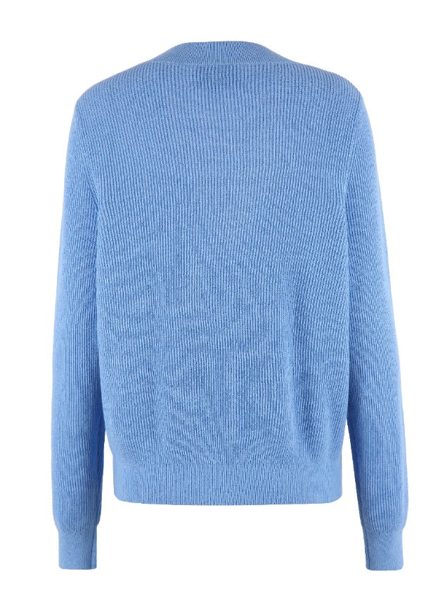 The V-Neck Cotton Cashmere Sweater
