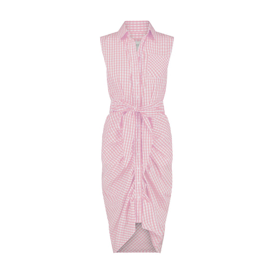 The Sleeveless Wrap Front Dress