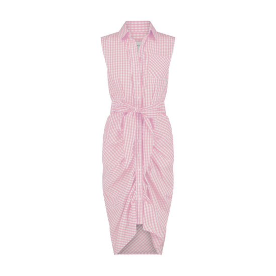 The Sleeveless Wrap Front Dress