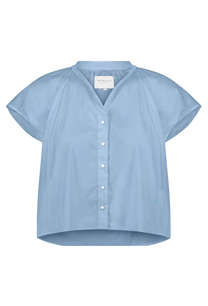 The Flutter Shoulder Short Sleeve Shirt