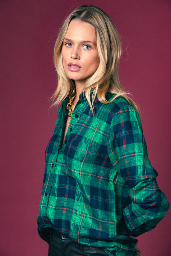 The Boyfriend Shirt in Plaid
