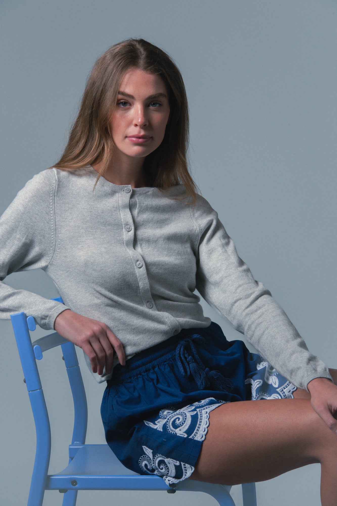 The Crewneck Cotton Cashmere Sweater