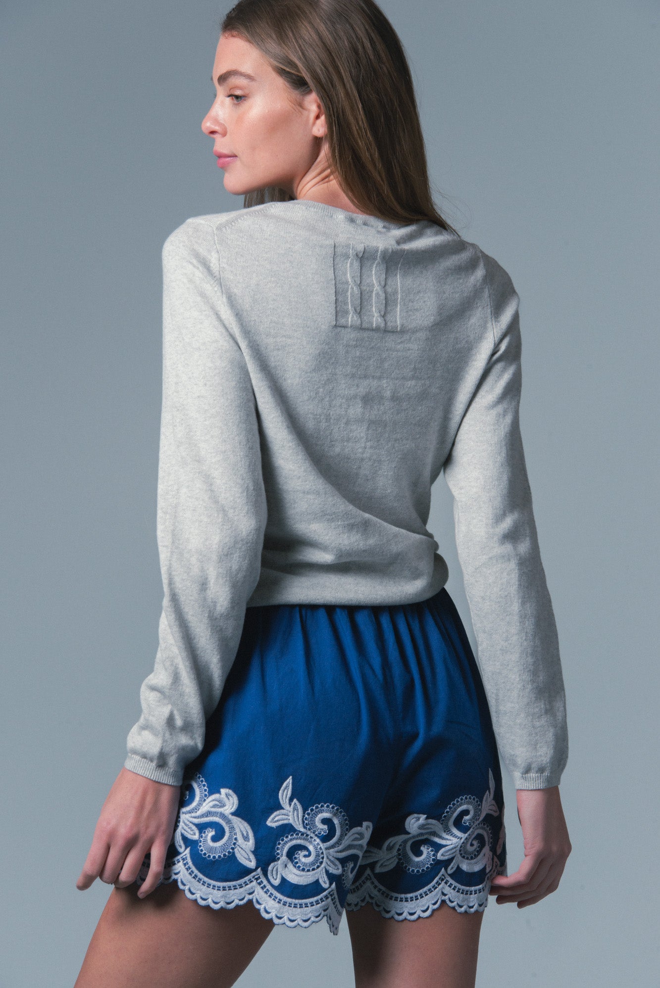 The Crewneck Cotton Cashmere Sweater