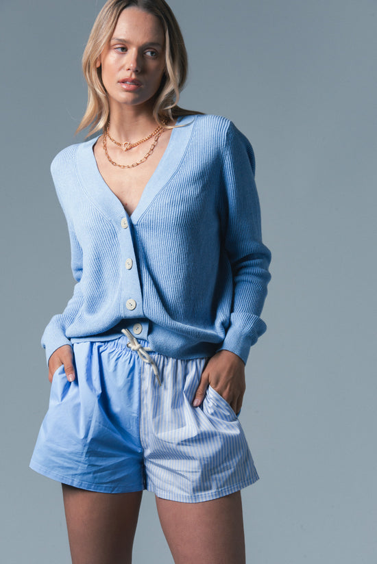 The V-Neck Cotton Cashmere Sweater