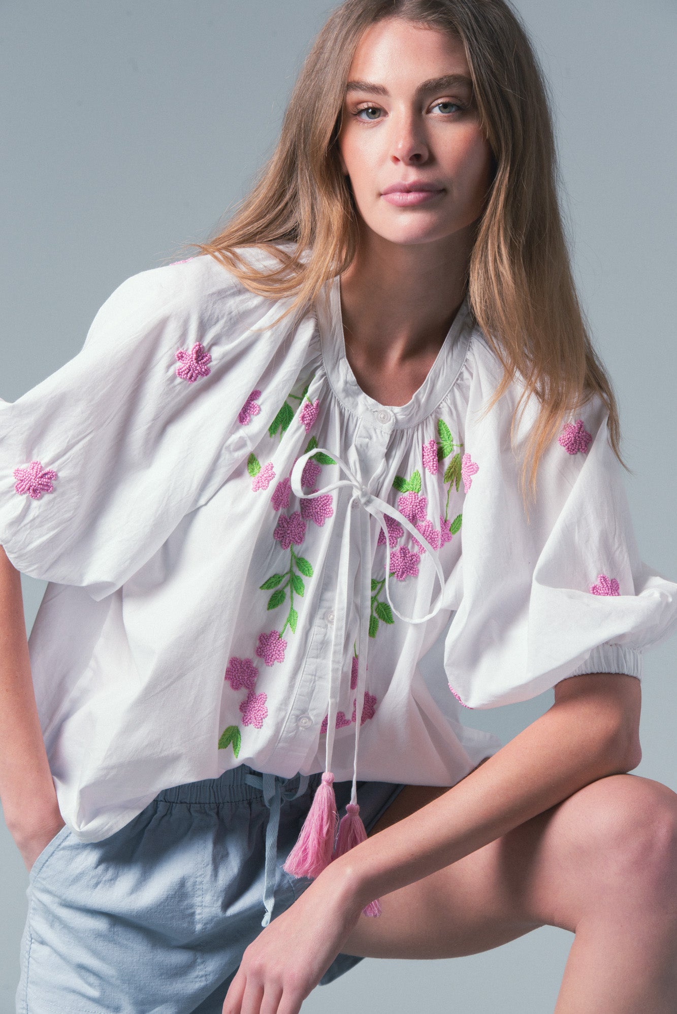 The 3/4 Sleeve Minka Shirt