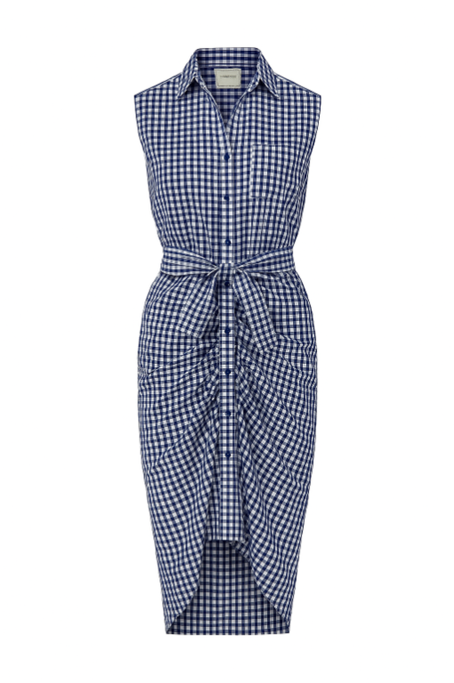 The Sleeveless Wrap Front Dress