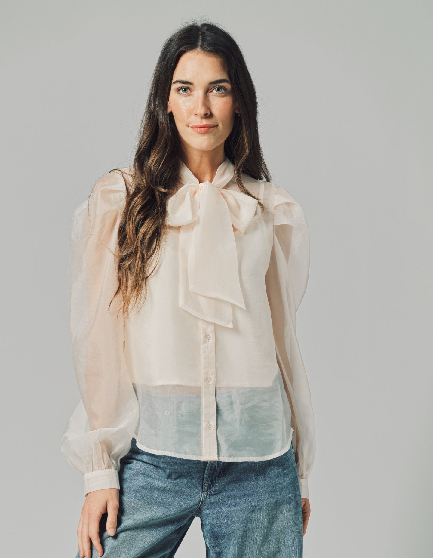 The Long Sleeve French Bow Shirt