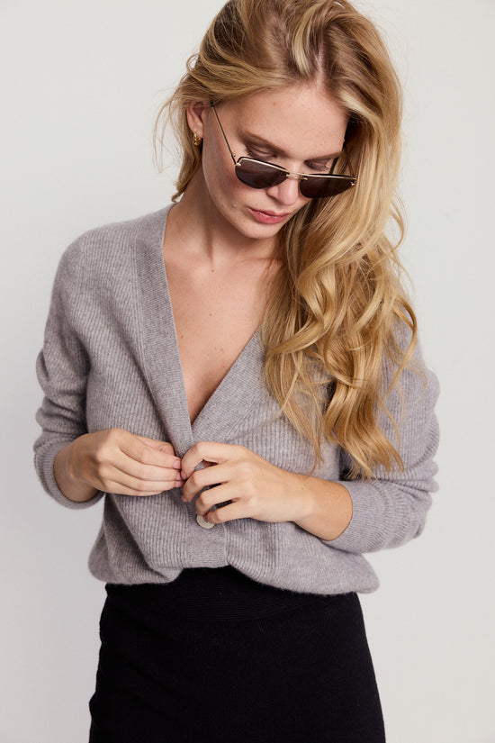 The Cashmere V-Neck Sweater