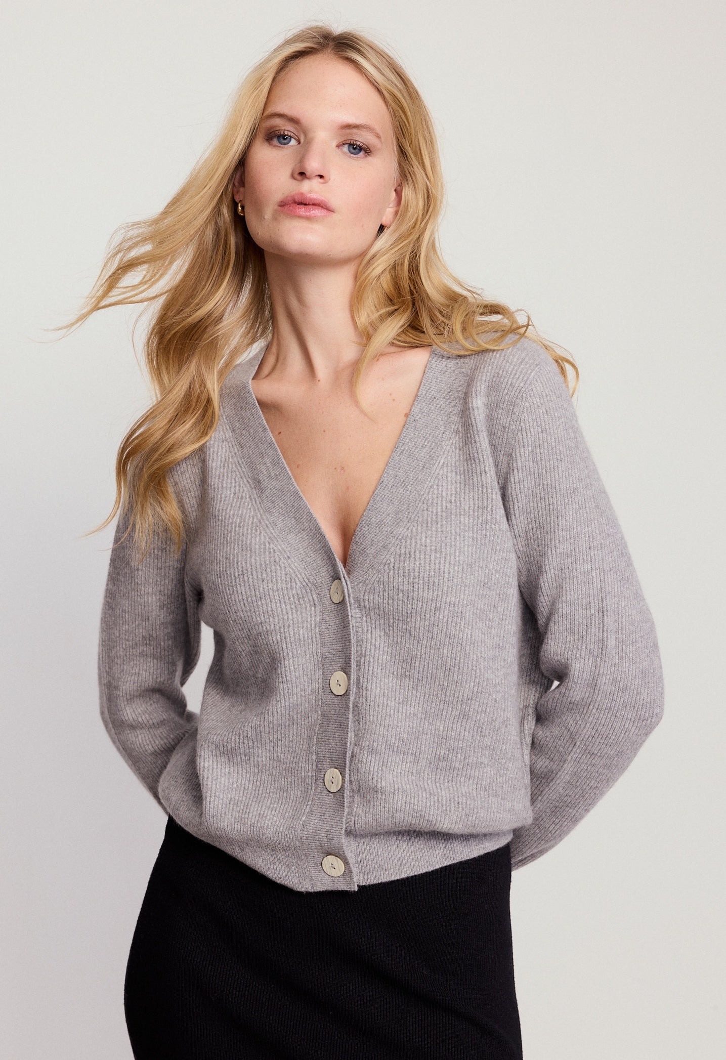 The Cashmere V-Neck Sweater
