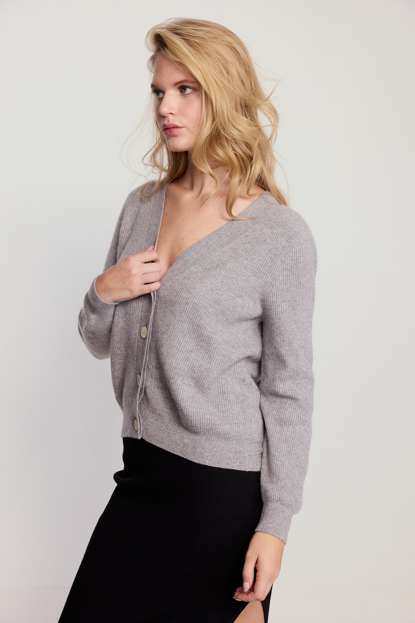 The Cashmere V-Neck Sweater