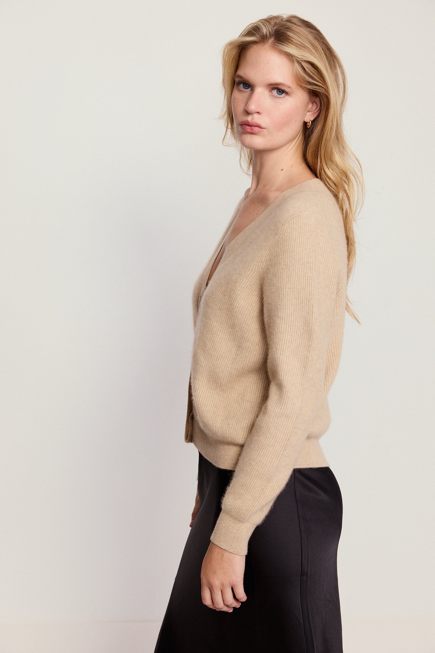 The Cashmere V-Neck Sweater