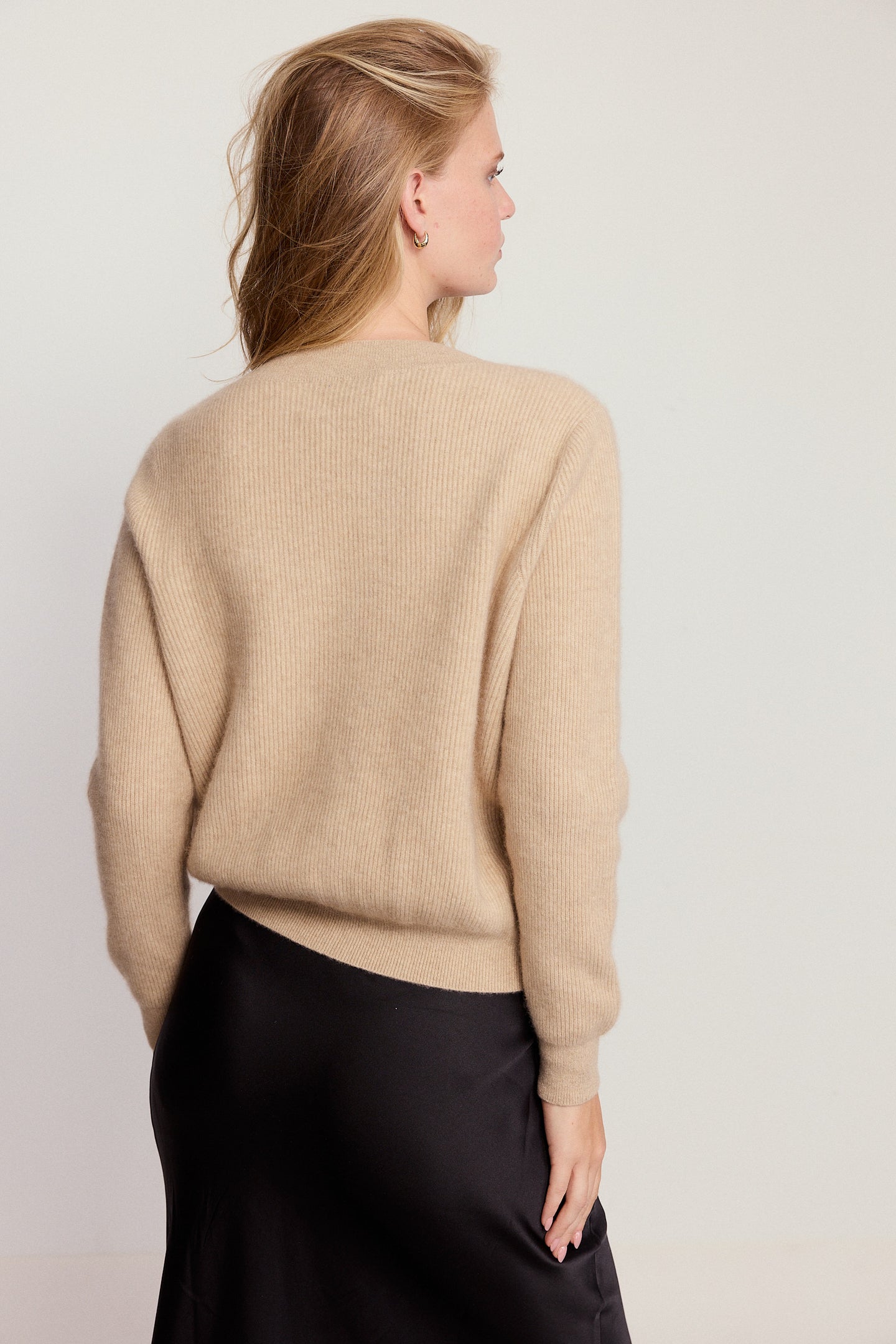 The Cashmere V-Neck Sweater