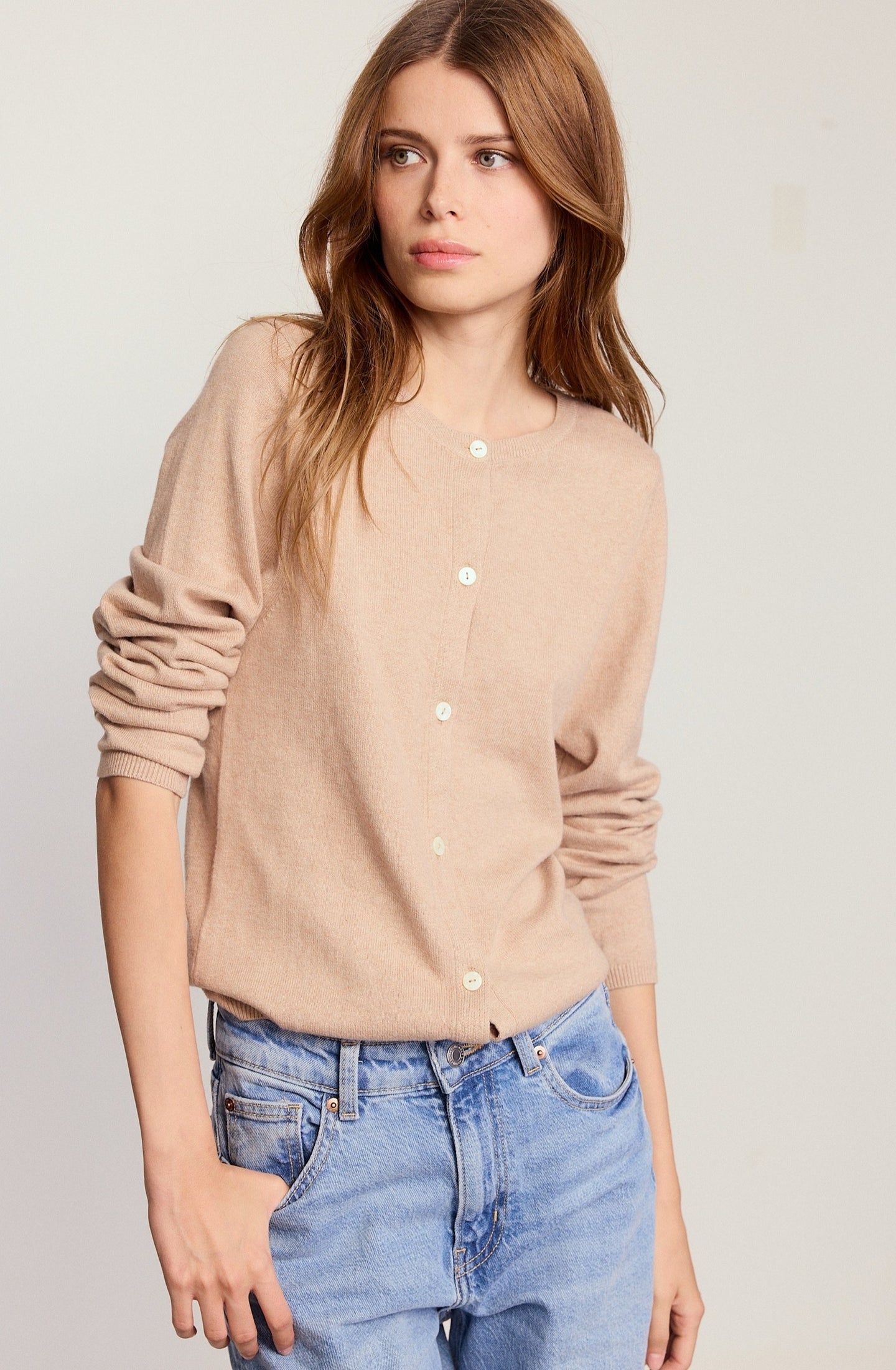 The Crewneck Cotton Cashmere Sweater