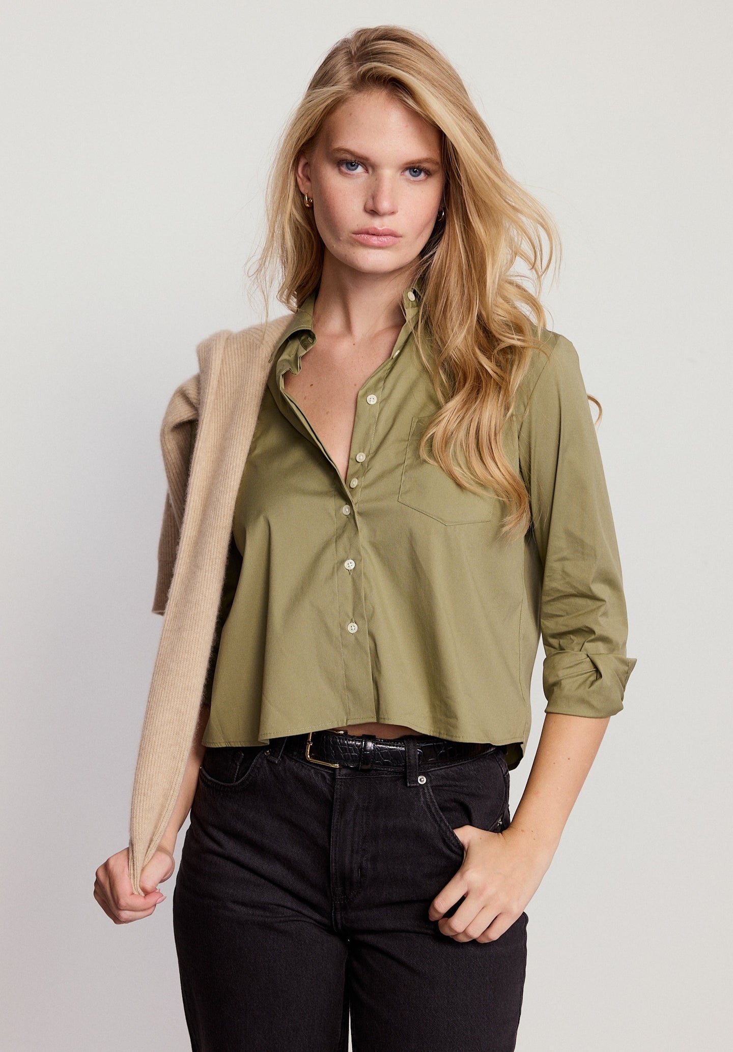 The Long Sleeve Boxy Crop