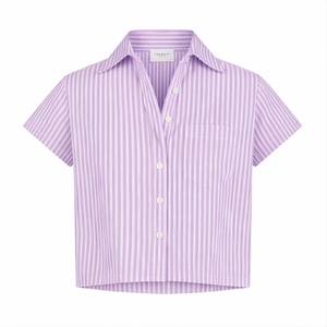 The Boxy Short Sleeve Cropped Shirt