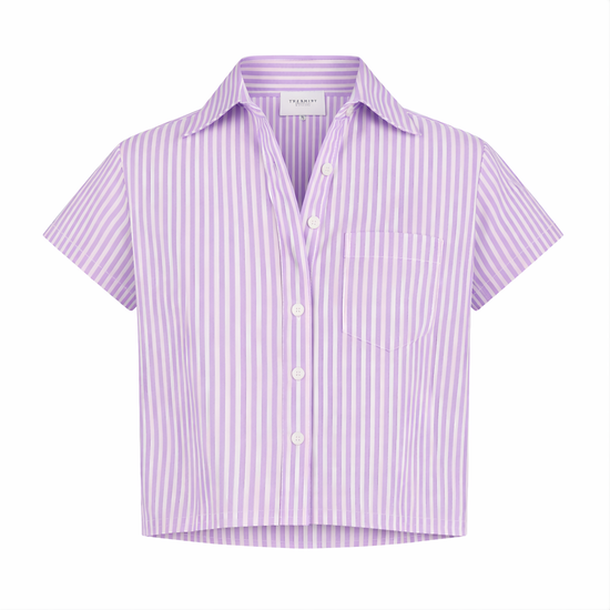 The Boxy Short Sleeve Cropped Shirt