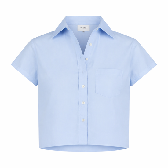 The Boxy Short Sleeve Cropped Shirt